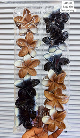 Impression Stylish Colored Plastic Hair Clutcher (Pack of 12)